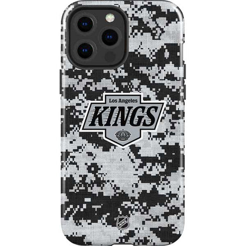 NHL Los Angeles Kings Camo iPhone 15 Pro Max Impact Case